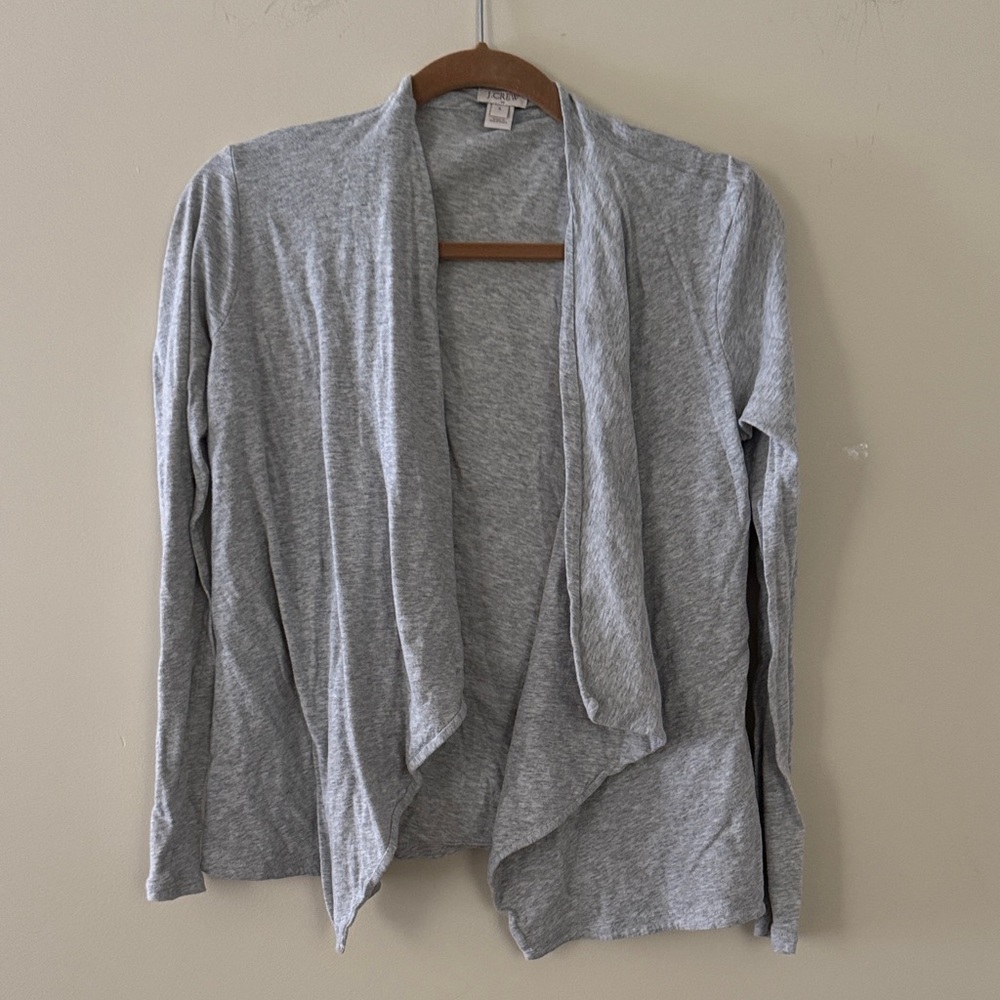 J. Crew Factory Light Gray Women's Cardigan